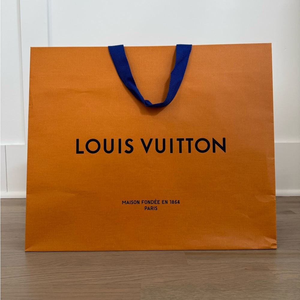 Louis Vuitton Orange Shopping Bag